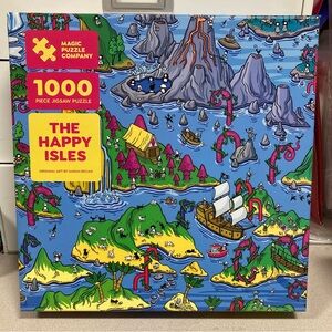 The Happy Isles 1000 Piece Jigsaw Puzzle - Blue